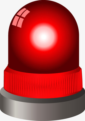 手繪120急救車(chē)報(bào)警器